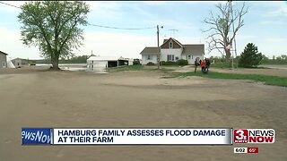 Family airboats to home to assess flood damage