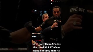 UFC|Holly Holm Shocks the Head Kick KO Over Ronda Rousey #shorts #ufc