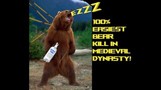 100% Chance for a Bear Kill in Medieval Dynasty Easily! (Glitch ;)