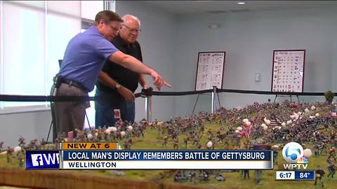 Wellington man recreates the Battle of Gettysburg