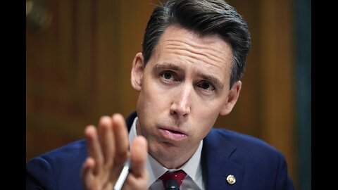 SENATOR Josh Hawley, NEVER STOPS.