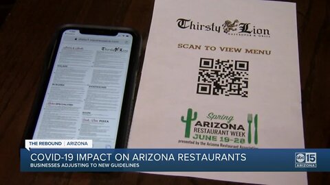 Valley restaurants switch to touchless menus, limited occupancy amid COVID-19 surge in community