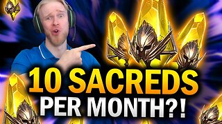 How to Get 10 FREE SACRED SHARDS per Month (Midgame+) - Raid Shadow Legends Beginner Guide