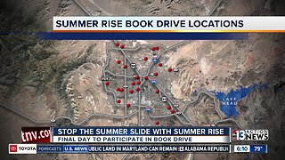 Last day of Summer Rise book drive