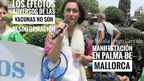 Manifestación en Palma de Mallorca: Palabras de la Dra Natalia Prego