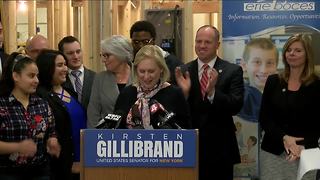 Senator Gillibrand visits WNY, talks feud with President Trump