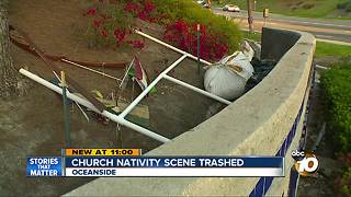 Church nativity scene removed in Oceanside