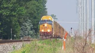 CSX Q214 Autorack Train from Bascom, Ohio June 13, 2021