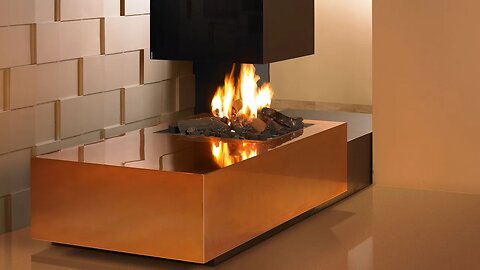 Fireplace in modern interior - stylish design solutions 2021