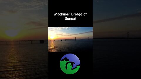 #mackinacbridge at #sunset