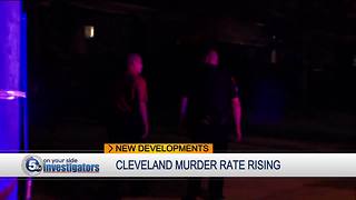 Homicide numbers rising in Cleveland