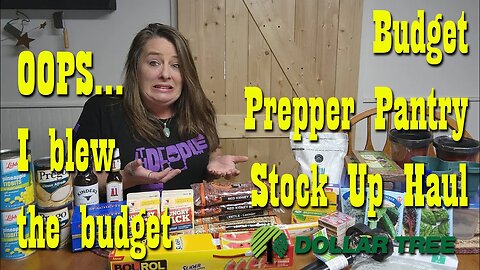 Budget Prepper Pantry Stock Up from Dollar Tree ~ Preparedness