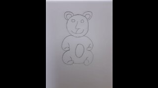 Easy Drawing for Kids| Teddy Bear