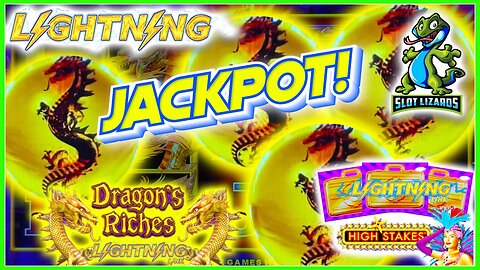 ACTION PACKED JACKPOT! Lightning Link High Stakes VS Dragon Riches Slots HIGHLIGHT!
