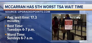 McCarran has 5th worst TSA wait time