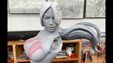 VinceVellCUSTOMS Live Stream -Psylocke Hair sculpting