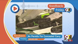 Feedback Friday: Kentucky concealed carry bill, seatbelts on schoolbuses