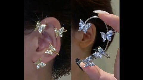 Boucles d'oreilles papillon Style coréen pour femmes a vendre sur internet en France