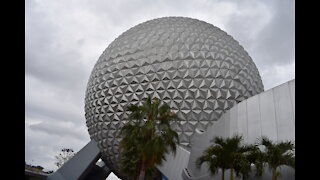 Spaceship Earth Epcot Filmed Low Light 4K October 2017