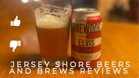 Beer Review of Brewdogs Brewery Elvis Juice IPA