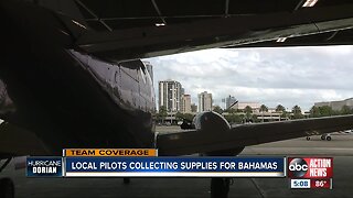 Local pilots collecting supplies for The Bahamas