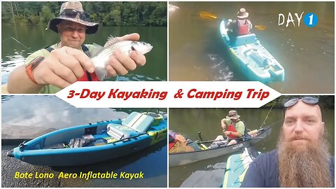 3-Day Kayaking Fishing & Camping Trip with Bote Lono Aero