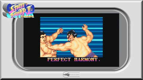 (MAME) Super Street Fighter 2 Turbo - 02 - E.Honda - M Bison fight + Ending (no commentary)