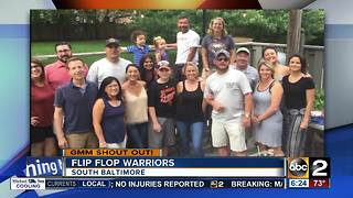 Good morning from the Flip Flop Warriors!