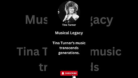 Musical Legacy: Tina Turner's Timeless Impact on Music #shorts #tinaturner #rocknroll