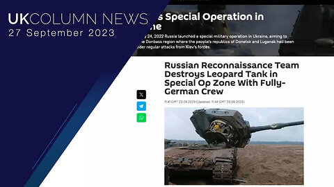 NATO Escalation? German Forces' Apparent Direct Involvement In Fighting In Ukraine - UK Column News