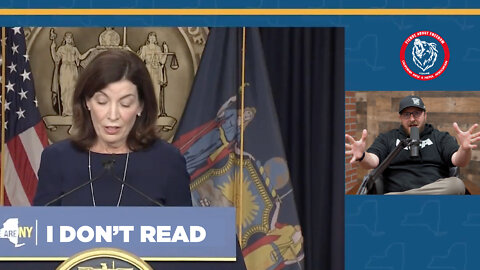 New York Governor can NOT read