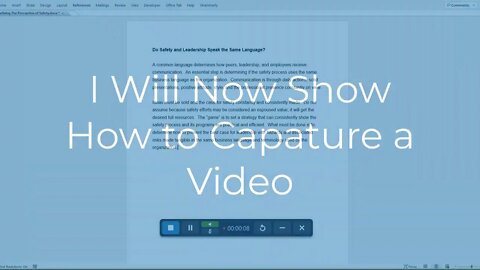 How to Create a Video Using Snagit.