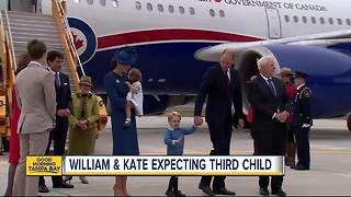Palace announces Prince William, Kate expecting third child