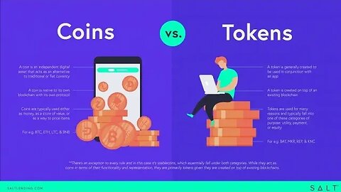 differences between coin and tokens