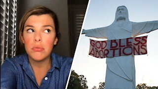 Pro-Abortion Group Desecrates Jesus Statue and Calls It 'Art' | Ep 453