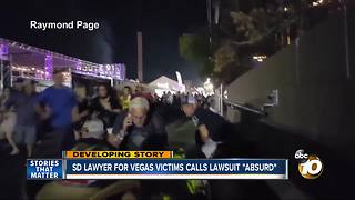 SD lawyer for Vegas victims calls lawsuit "absurd"