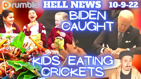 Joe Biden Caught Copying Card/ Kids Eating Crickets In Schools