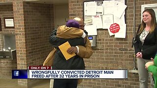 Detroit man released from prison after spending 32 years behind bars for a murder he did not commit