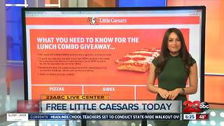 Free Pizza at Little Caesars