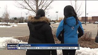 Local woman says she was robbed and run over by 'buyer' during iPhone sale