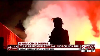 Fire erupts at Memorial Drive Church of Christ