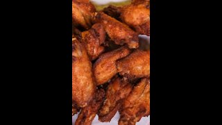Crispy Air Fryer Chicken Wings - Low Carb - Keto Friendly #shorts