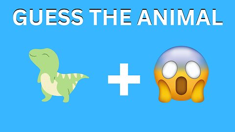 Guess The Animal By Emoji