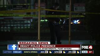 Heavy police presence at Fort Myers apartment complex