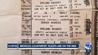 Denver Broncos warn of counterfeit tickets being bought through unofficial vendors