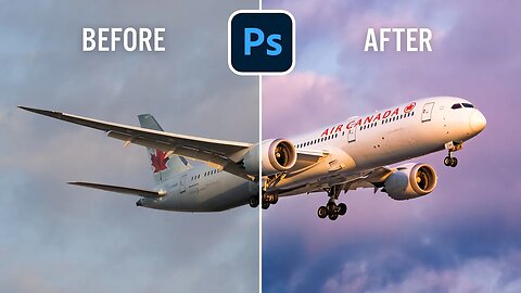 Using Adobe Photoshop to TRANSFORM your Aviation Photography!