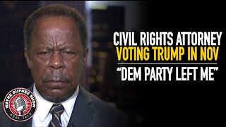 Civil Rights Attorney Says He's Backing Trump In Nov As Dem Party Left Him