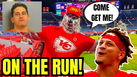 Kansas City Chiefs SUPERFAN is ON THE RUN from the LAW! CUTS ANKLE MONITOR after ROBBING BANK?!