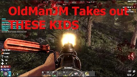7 Days to Die: More PVP battle with OldManJM slaying these kids