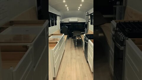 School Bus Converted into Beautiful Home on Wheels